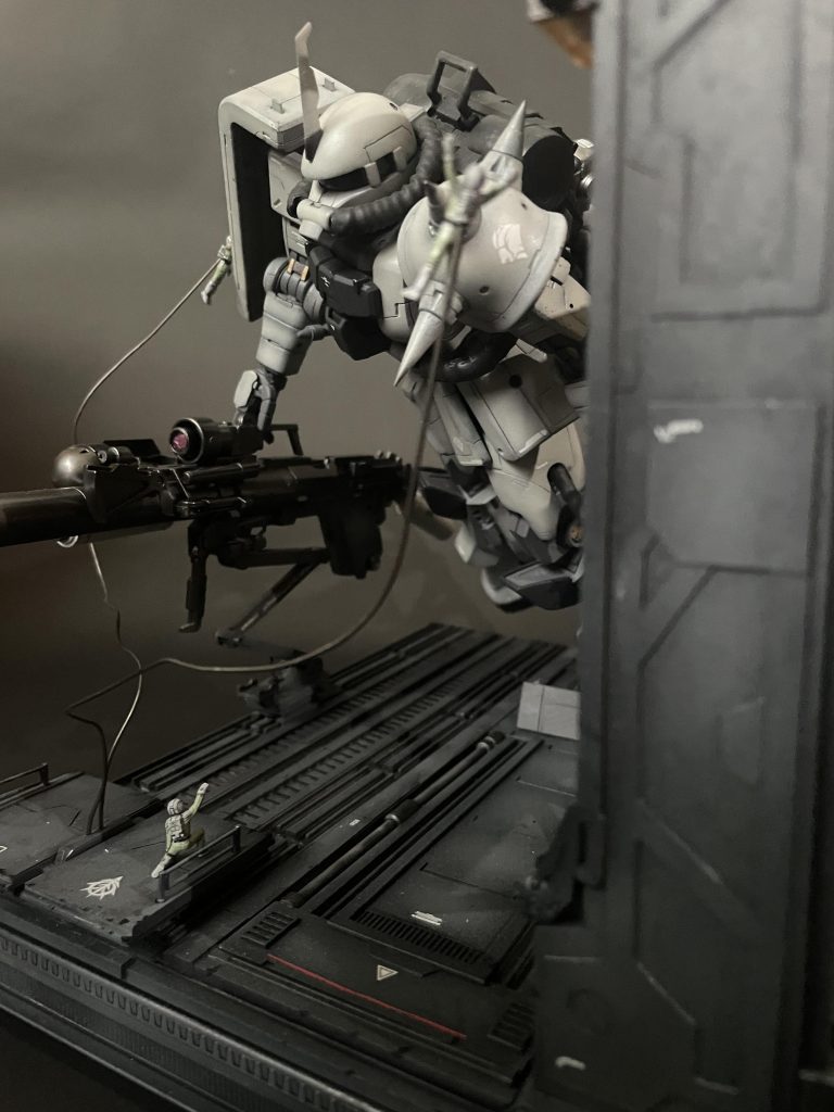 最後に個人的に好きなアングルで。 ご覧いただきありがとうございます。今年のGBWCもとてもハイレベルな作品ばかりで、私の技術不足故の敗退といったところですね。次回の参加はその時の気分と状況次第ですね。 とりあえず反省点の一つとしてプラモ以外の素材を使い過ぎた! ではまた!