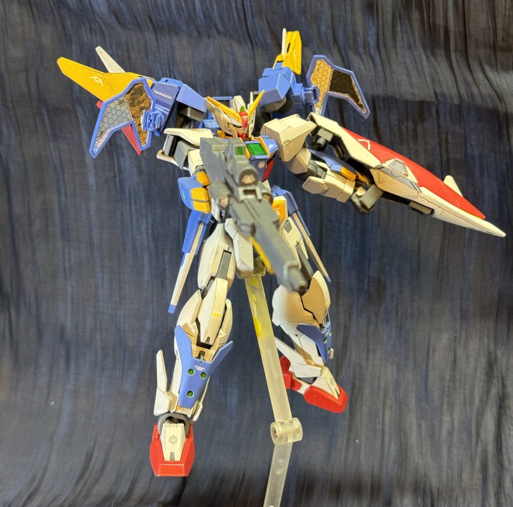 GBN世界に異世界転生した私が度重なる出禁を恨み、運営に復讐する為に作ったガンプラ。困らせてやろうとログインした所「こんなマトモなガンダムを持って来る奴がお前な筈がない。」と本人認定されず、結局別アカウントを作ってログイン、ヒイロユイなりきりキャラとしてあちこちで自爆しては皆から失笑を買っているらしい。