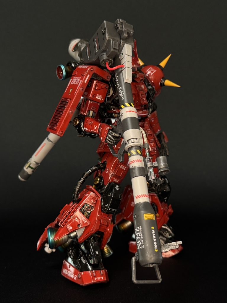 通常より長めの2連装バズーカ