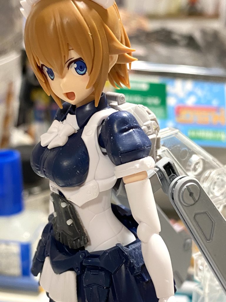 ふみな本体のこだわりポイント、二の腕の絶対領域