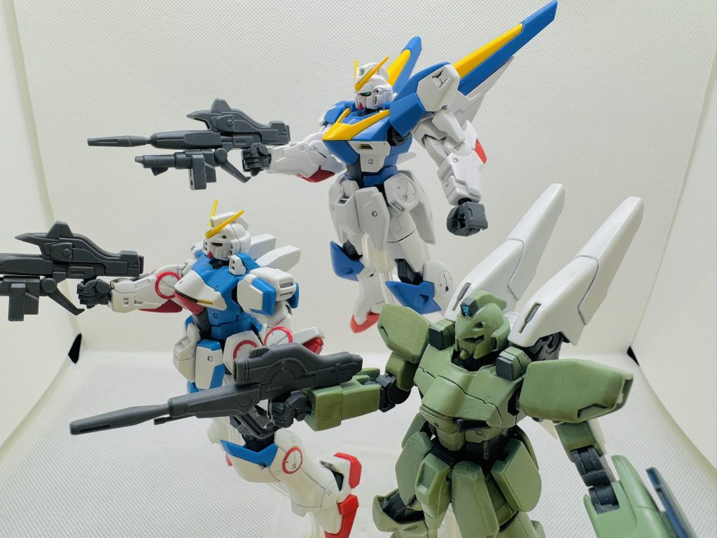Vガンシリーズで持ってるキット勢ぞろいEDみたいに並べたいなぁ