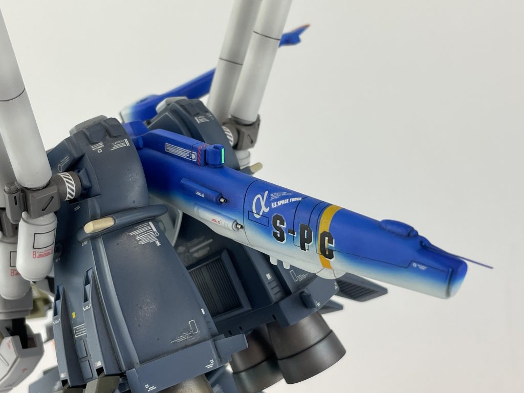 The old boom - I added the Vulcan cannon barrels, stretched spruce antenna, and green sensor strip.