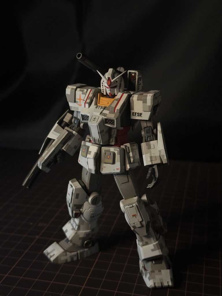 フルアーマー状態だとたまたまですが白、赤、黄色以外が隠れていい感じになりました