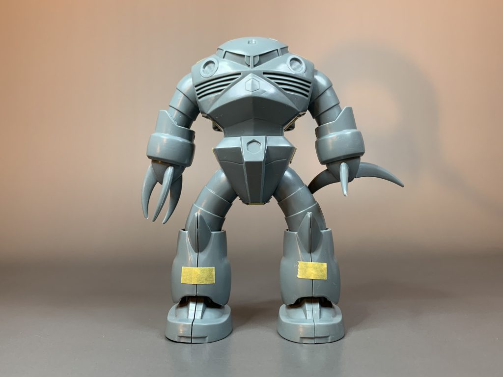 素組み状態ですが、味わい深い出立ちでほっこりするわけです。