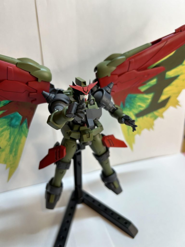 ・追加ハンドパーツビルドハンズ(角型)を使用して、ファイト感のあるポージングに🔥🔥