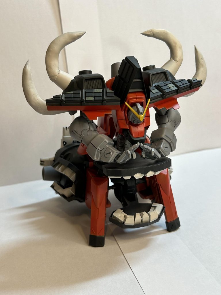 実はパーツ干渉が多くてこのポーズしかとれなくなってます💦そして指も宿儺っぽくしてみたはいいものの、可動域を増やせませんでした😭