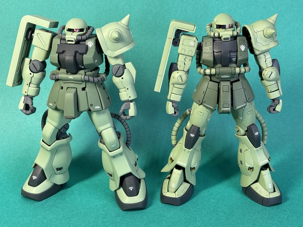 hgucザクIIF2型と。