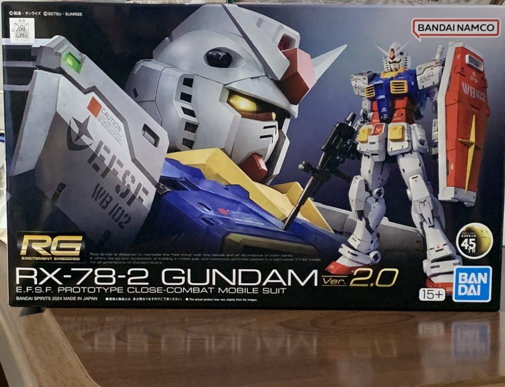 ようやく入手しましたRX-78-2Ver2！怒涛の再販、大感謝申し上げます！さあ、作りますよ…って