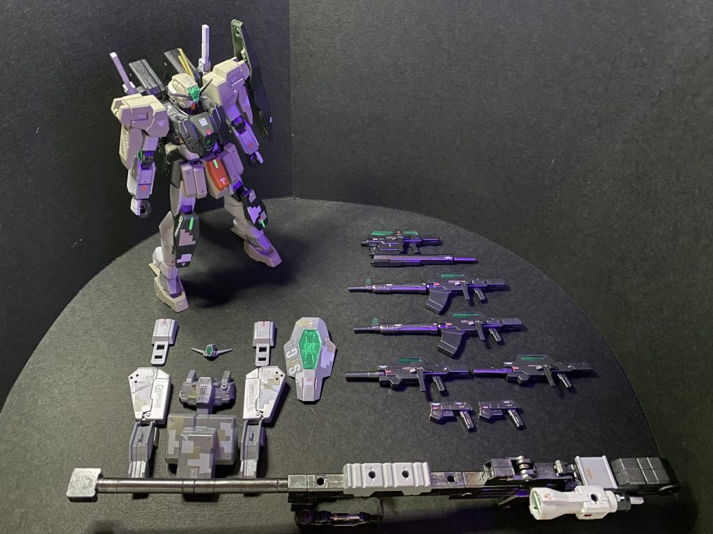 ストライカージンクスに続き、今回も武装が豊富な機体なので、整列写真が映えます❗️