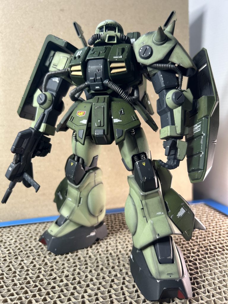 大した変更せず。旧キットなので手を入れ始めると際限が無くなるので。