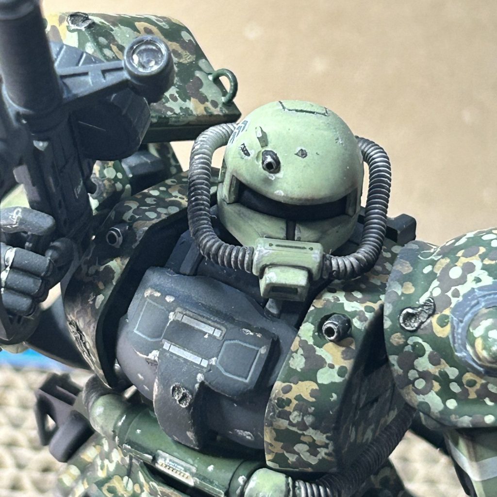 つかちゃん オジオ　迷彩 ヨーロッパ山岳迷彩 ザク｜Ojipopさんのガンプラ作品｜GUNSTA（ガンスタ）