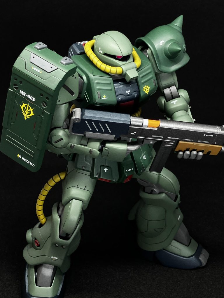 初めてザク系MSを作りましたが最高でした！次はアレックス作ります！