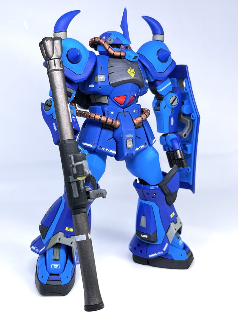 筆塗り部分塗装。艶消し仕上げ。