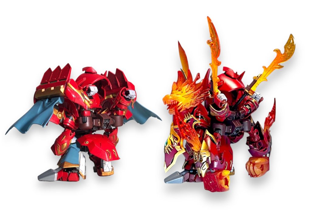 覚醒前(左)と覚醒後(右)。