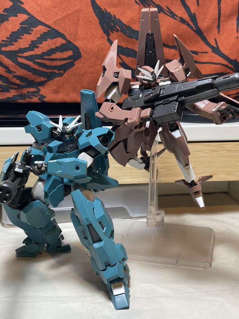 パチ組みでも十分な水星キットは本当に凄いこの2機を悪魔合体！　