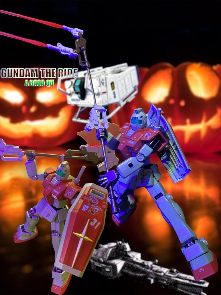 今回のショートストーリーは、ジャックザハロウィン小隊が活躍したガンダムザライドの前日譚ぽいものをイメージして書いてみました。なぜ隊長であるベアード少尉がバズーカラック装備機で、アダム曹長の搭乗機が指揮官型ジムなのか?これ、バンダイ公式も間違えたことのある設定らしいですが、当時はソーラ・レイによって前線が崩れた中、ア・バオア・クー攻略作戦を強行していた状況。補給路も相当混乱していた中、後方の優先度の低い部隊なら、要求した装備が間に合わなかった事も恐らくあっただろうという妄想です。実はここまで語っておきながら、ガンダムザライドが開催されていた当時は貧乏学生だったので、富士急まで乗りに行くことも叶わず、、、また、新たな体型型アトラクション、やって下さい!ありがとうございました❗️トリックオアトリート🎃