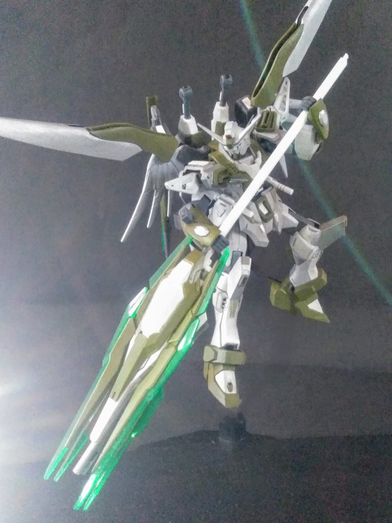 「GN シールド」をランス モードへ移行😋 『長モノ武装絶対信者』の為の布教活動も完了❗  👍😆🎶🎶🎶まぁ、今回もかなりの頻度でヤッテた様な気もしますが・・・🤨 そして・・・このランス モードがまた重い 😭💦💦