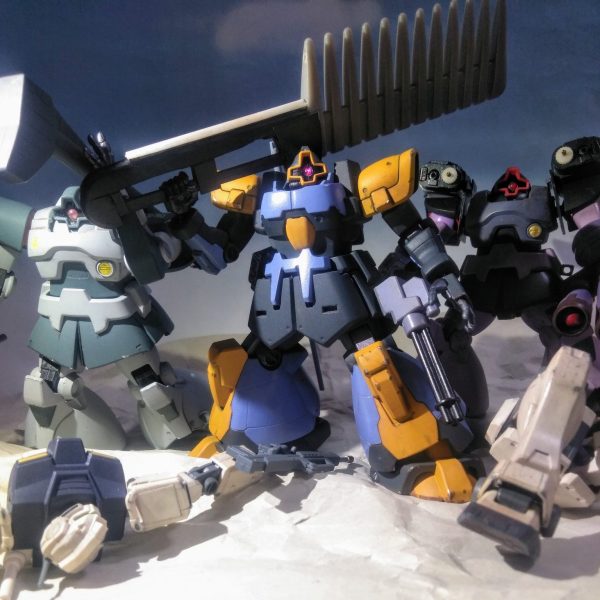 ドム トローペン 改修型《土無 乃日(つちなし ゆきひ) 中尉 搭乗機》【 0083 ナ・イショ基地 ver, 】