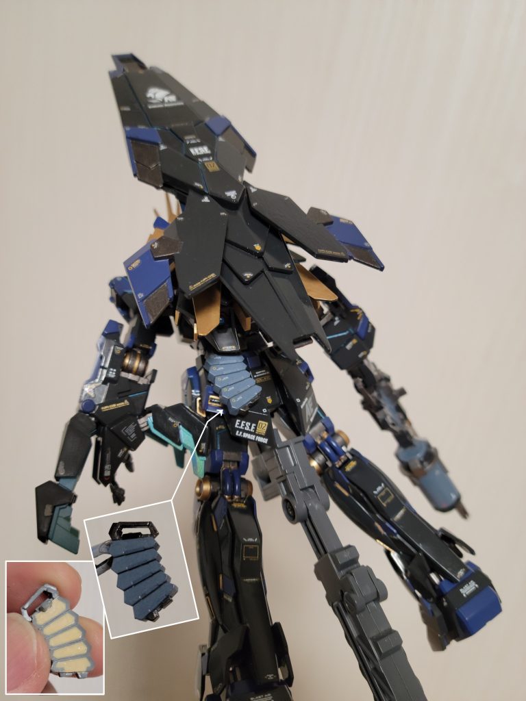 予備マガジン(肉抜きをパテ埋めして)装着また見えない背面w