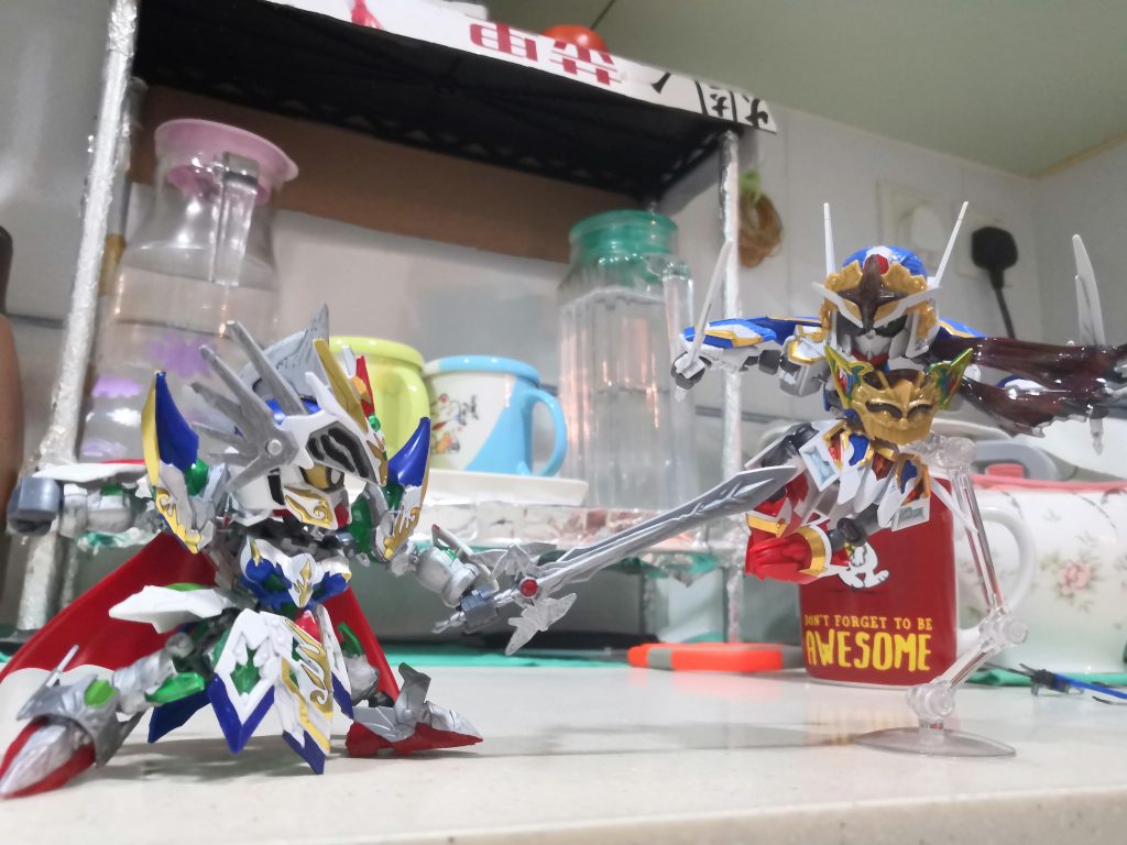 隠密ガンダムエアリアル–4枚目/制作者：LUNLUN（邪道可動）