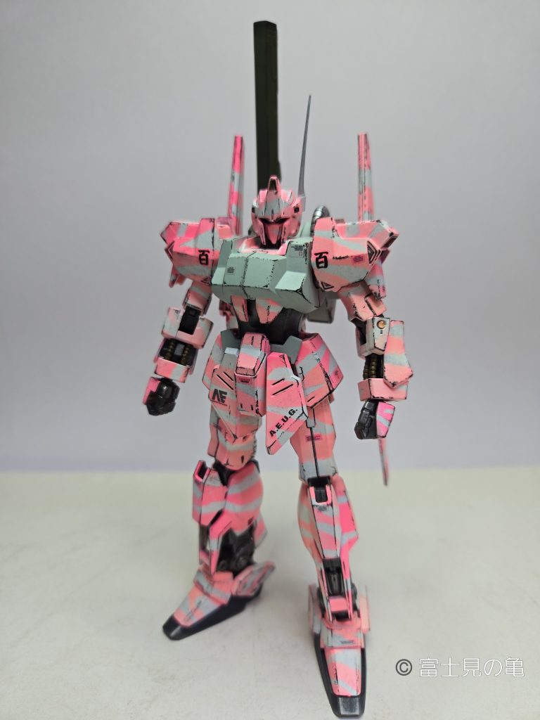 HGUC　百式　迷彩仕様！