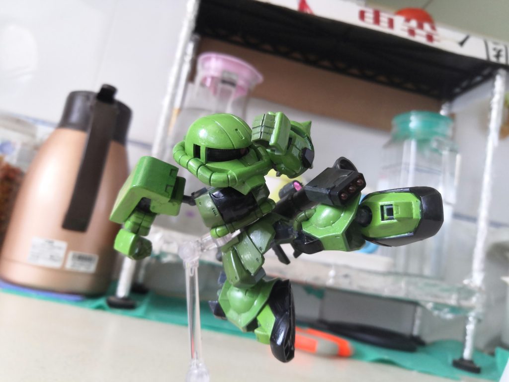 SDCS SDフレームザクII–9枚目/制作者：LUNLUN（邪道可動）