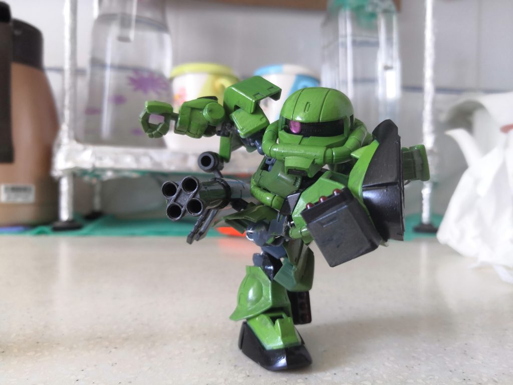 SDCS SDフレームザクII–4枚目/制作者：LUNLUN（邪道可動）