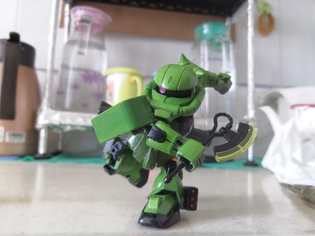 SDCS SDフレームザクII–6枚目/制作者：LUNLUN（邪道可動）