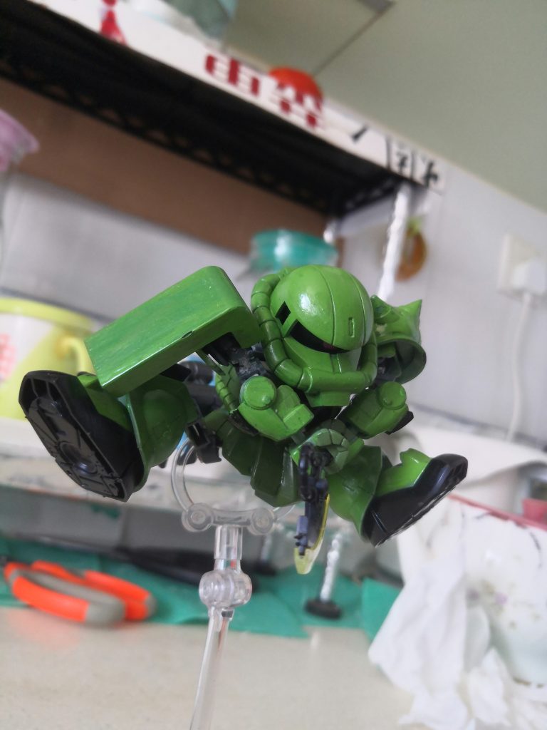 SDCS SDフレームザクII–7枚目/制作者：LUNLUN（邪道可動）