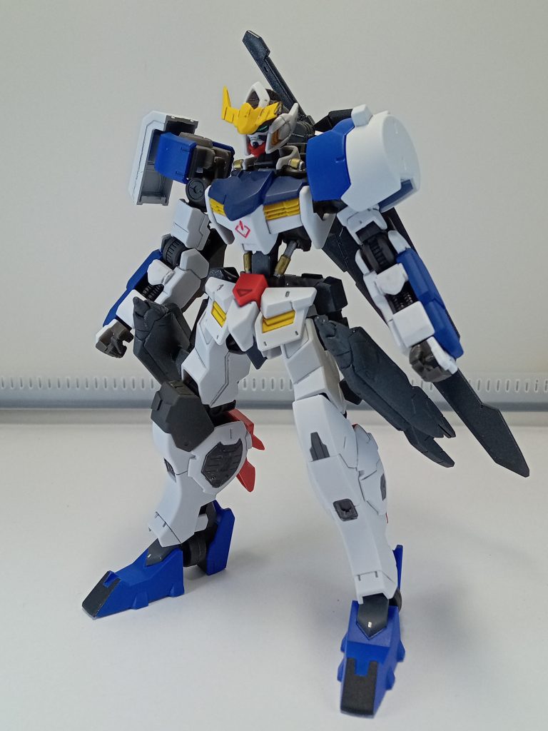 全身です、ボディや両腕はバルバトス第6形態、右肩ゲイレール、左肩アスタロト、腿はルプス、足両足はアスタロトです