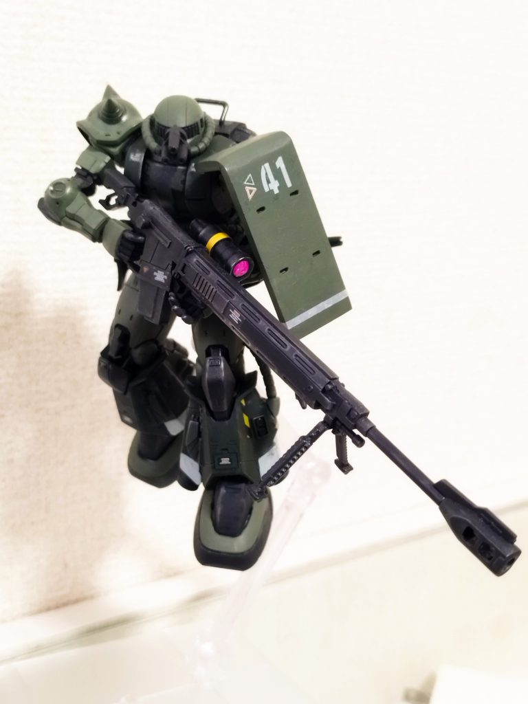 追加でスコープ付きの頭部も用意してみました。ご覧いただきありがとうございました！！