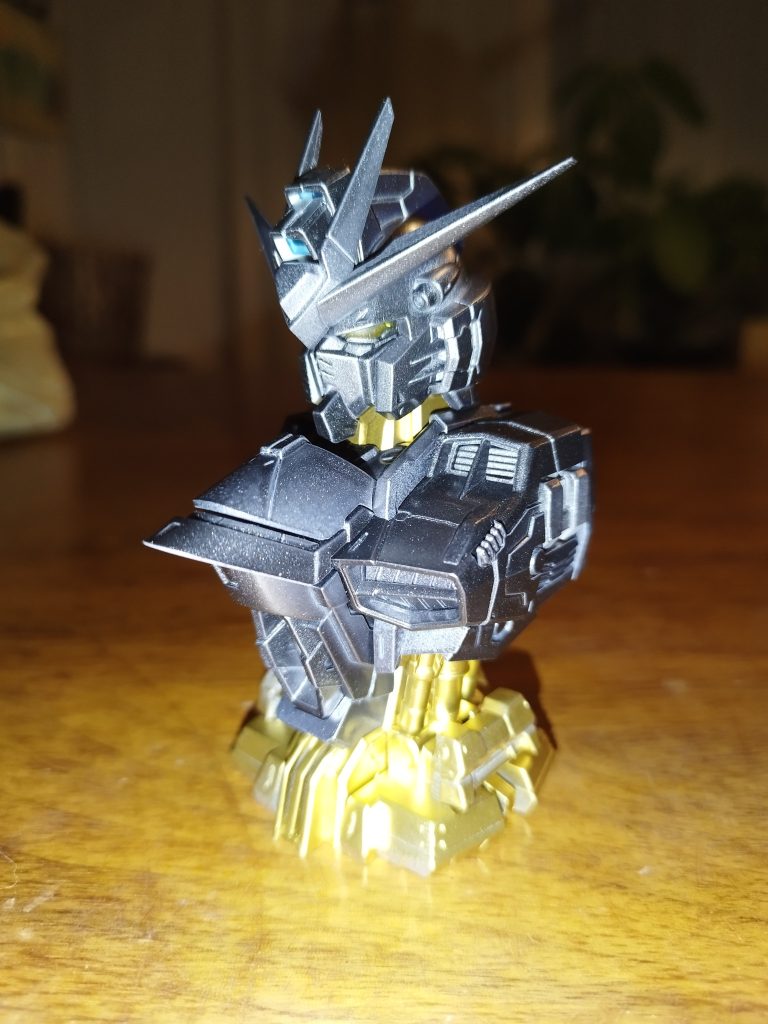 スジ彫りとかもしてあるんですが、メカニカルバストは縮尺が大きい分下手な加工は無くても画になりますね。あ、デカール買ったの忘れとったわ💦笑