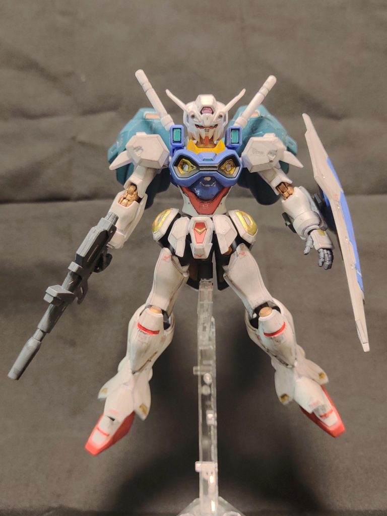 部分塗装(金銀多め)、つや消し、汚しで、感性の赴くままに。