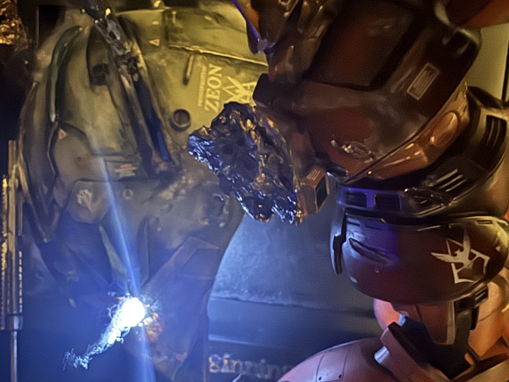 ある意味始まりの瞬間を描きたくて挑戦しました。まだまだ出しきれないスキルが悔やむところです💦