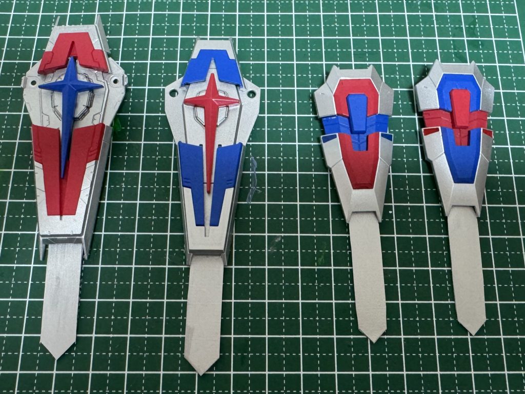 1番こだわったのがSSドラグーンです。デスティニーの盾いらないというとこから着想を得て意地でも使えるやんって武装にしたいと思って考えついたのがドラグーンにしてしまうことでした。それならシールドとしての有用性も攻撃手段としても使えるのでいいなと思いました。