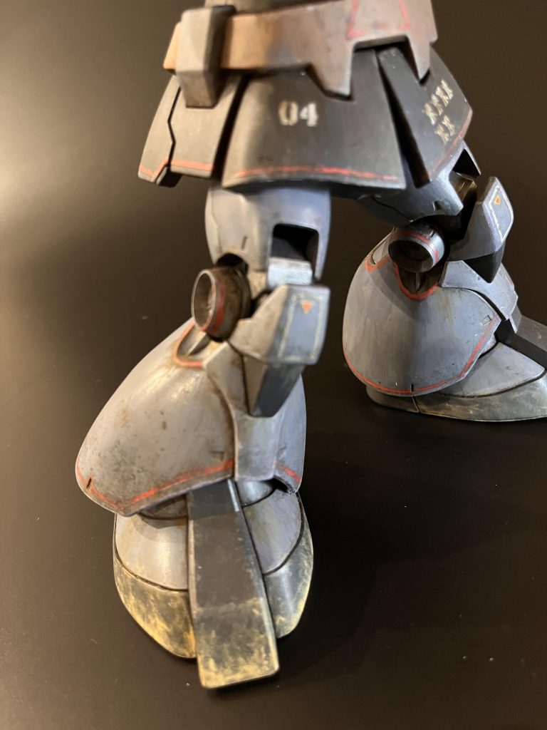 こびりついた土汚れ。ウェザリングペーストすごい‼️