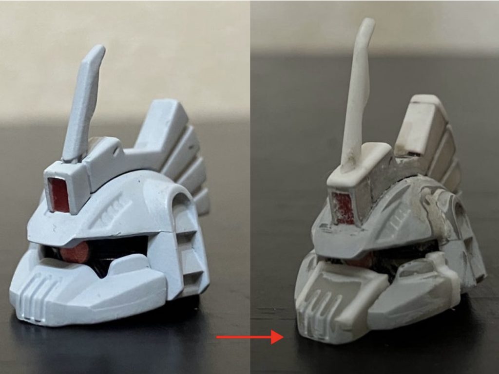 頭部は大幅改修