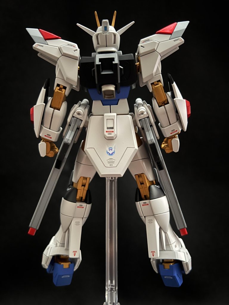 後ろから。プラウドディフエンダーつけたらほとんど見えなくなります。