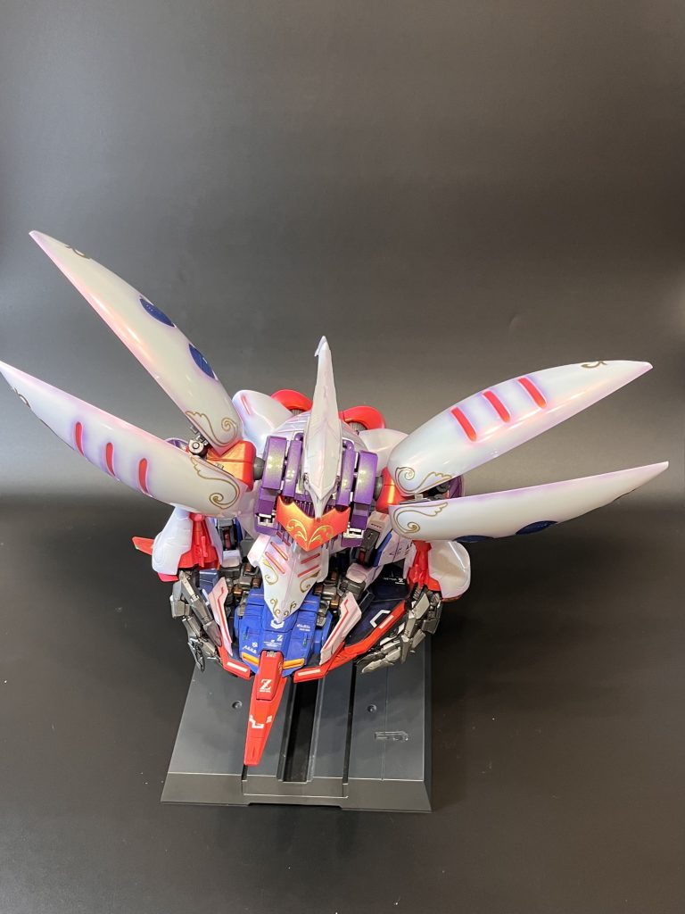 キュベレイも乗せてみました。ダブルゼータ23話、大気圏突入時のイメージです。