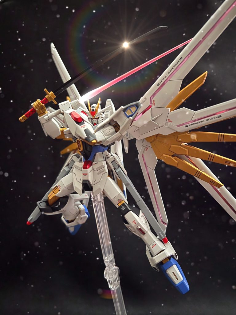 そしてこのポーズ。カッコ良すぎてこの写真は画像加工した。