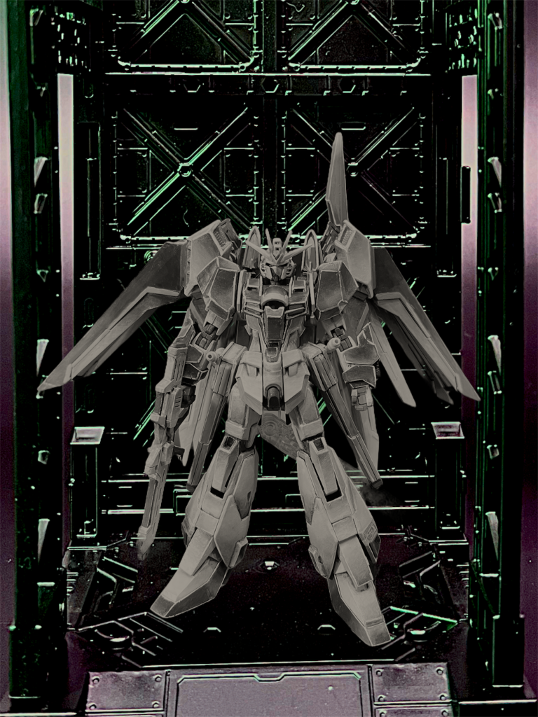 コンパス格納庫にてシン:「隊長、ゼッフリの調子どうですか?」アグネス:「何よシン、そのキウィのみたいな呼び方は?センス無さすぎ!」マードック:「ゼッフリ?」ムウ:「『型式番号STTS-909Zライジングフリーダム宇宙空間戦闘装備仕様』通称ライジングZフリーダムのことだよ。」マードック:「あぁ、ゼータフリーダムのことですかい。」シン:「じゃあアグネス、隊長が何て言って発進するかかけようぜ!」シン:「当然ゼッフリ!」アグネス:「ライジングゼータよ!」マードック:「・・・ゼータフリーダム!」キラ:「キラ・ヤマト フリーダム行きます!」一同:「・・・」形が変わっても全てがフリーダムなキラでした😄最後までご覧頂きありがとうございました。