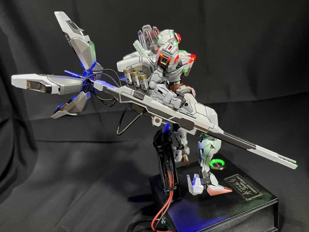 バリアブルロッドライフル導線をスプリングで覆ったらいい感じのディティールアップになりました。