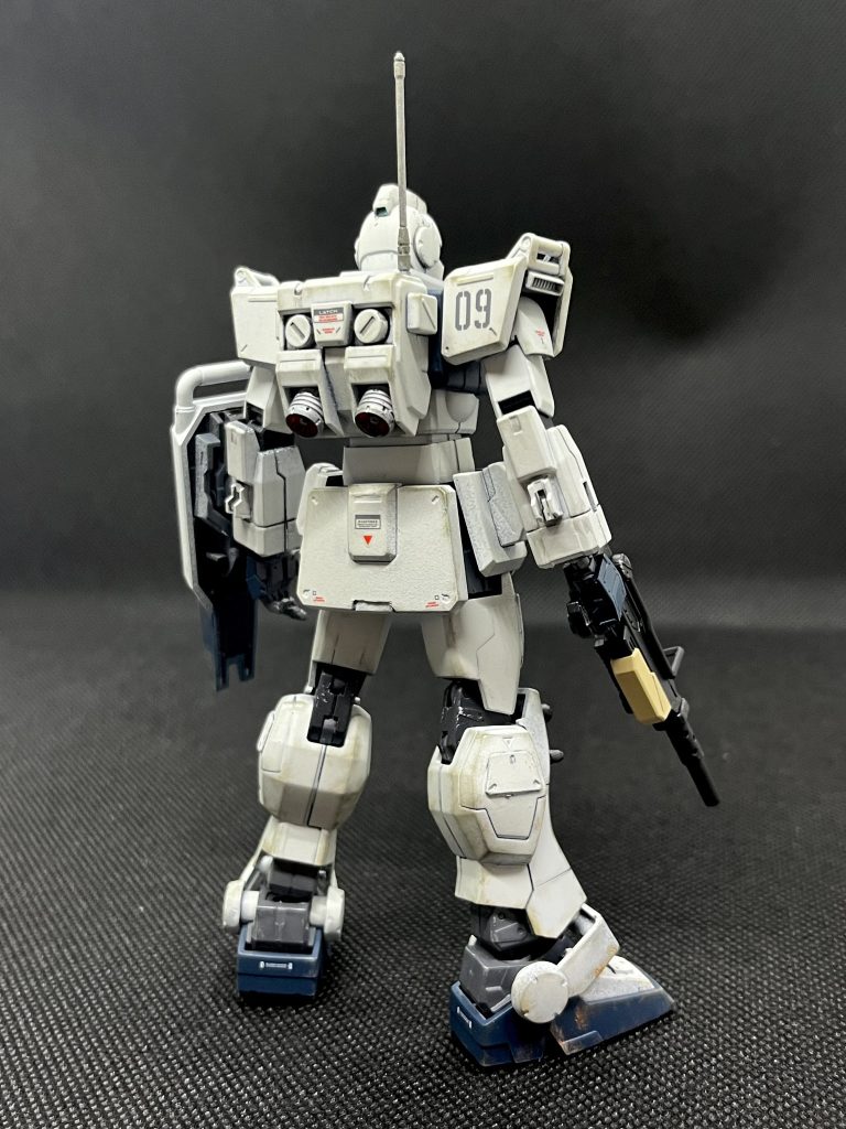 HGUC 陸戦型ジム (ホワイト・ディンゴ隊仕様)–5枚目/制作者：ごちお