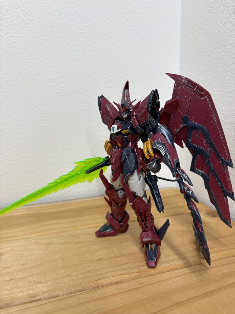 パッケージのサイドのポーズで。