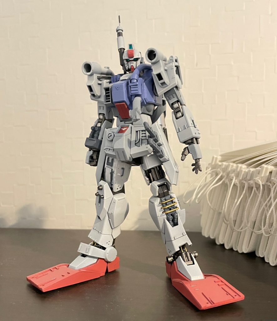 塗装後、汚し前。