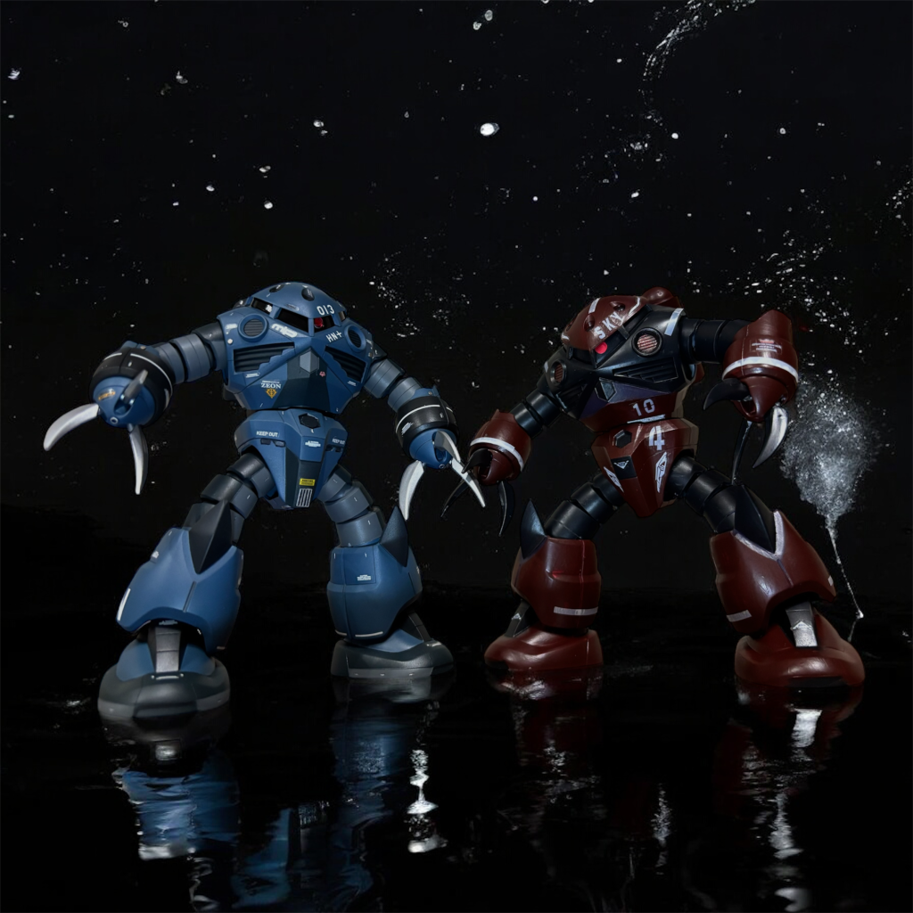 娘のズゴックとコラボレーション‼️