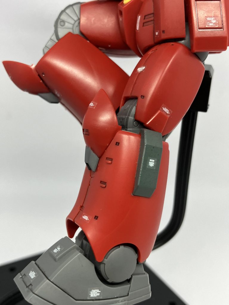 お試しで足と胸だけ部分塗装