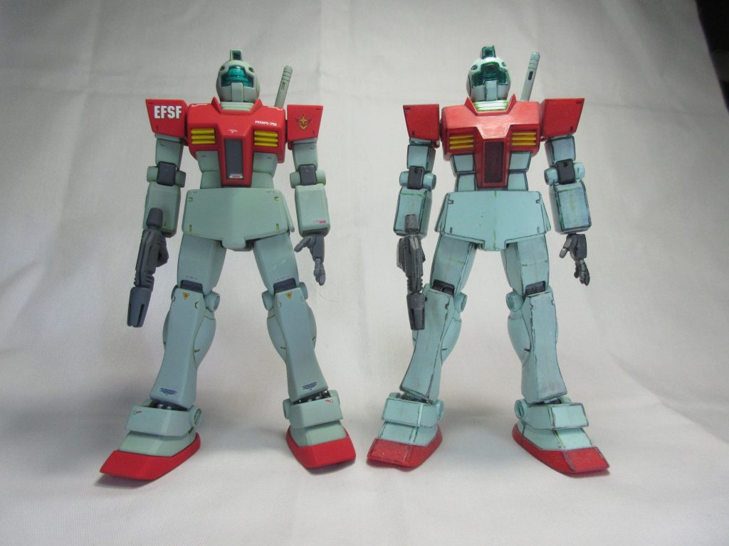 アニメ塗り断念した今までの比較用ジムと