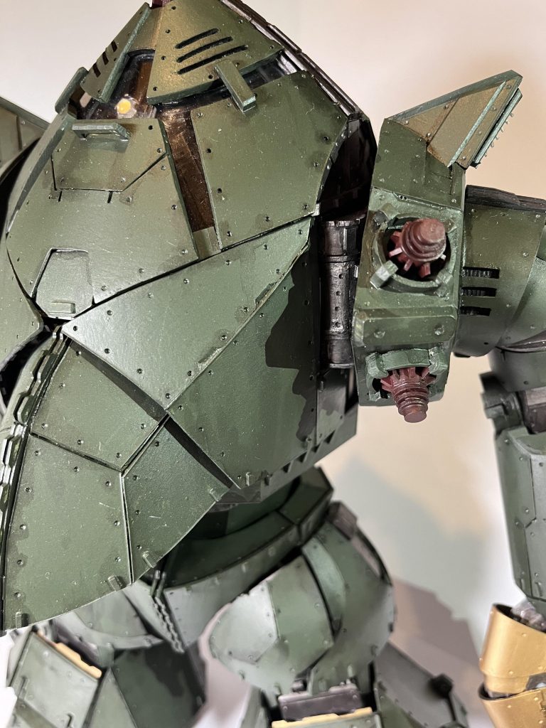 各部が可動します。肩の部分は前後に可動出来ます。