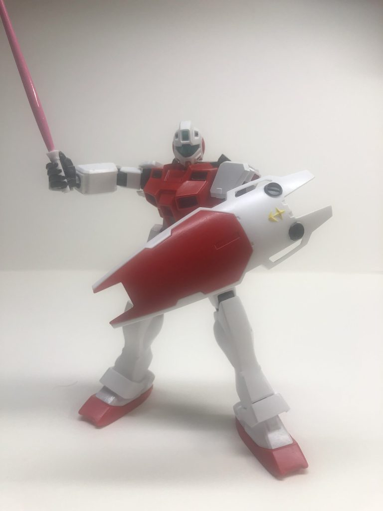 ⚠ここから湿度?でどんどんぼやけていきます⚠めんそーふでパワーで断念しようと思っていたサーベル一体型こぶしもなんとかなりました昔はこういう強引なことしていたんですねぇ~~一番気に入ってるのは値段だ高くなったよなぁガンプラ